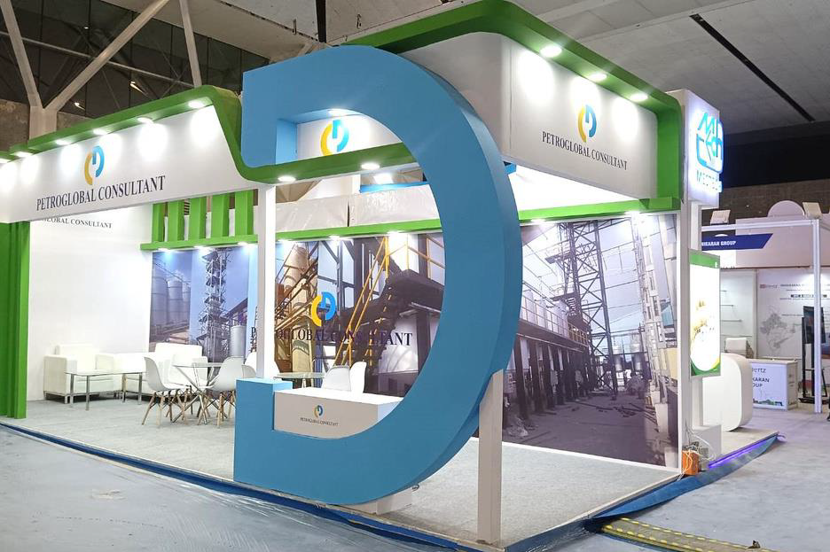 PetroGlobal Consultant exhibition stall at Aero India Expo