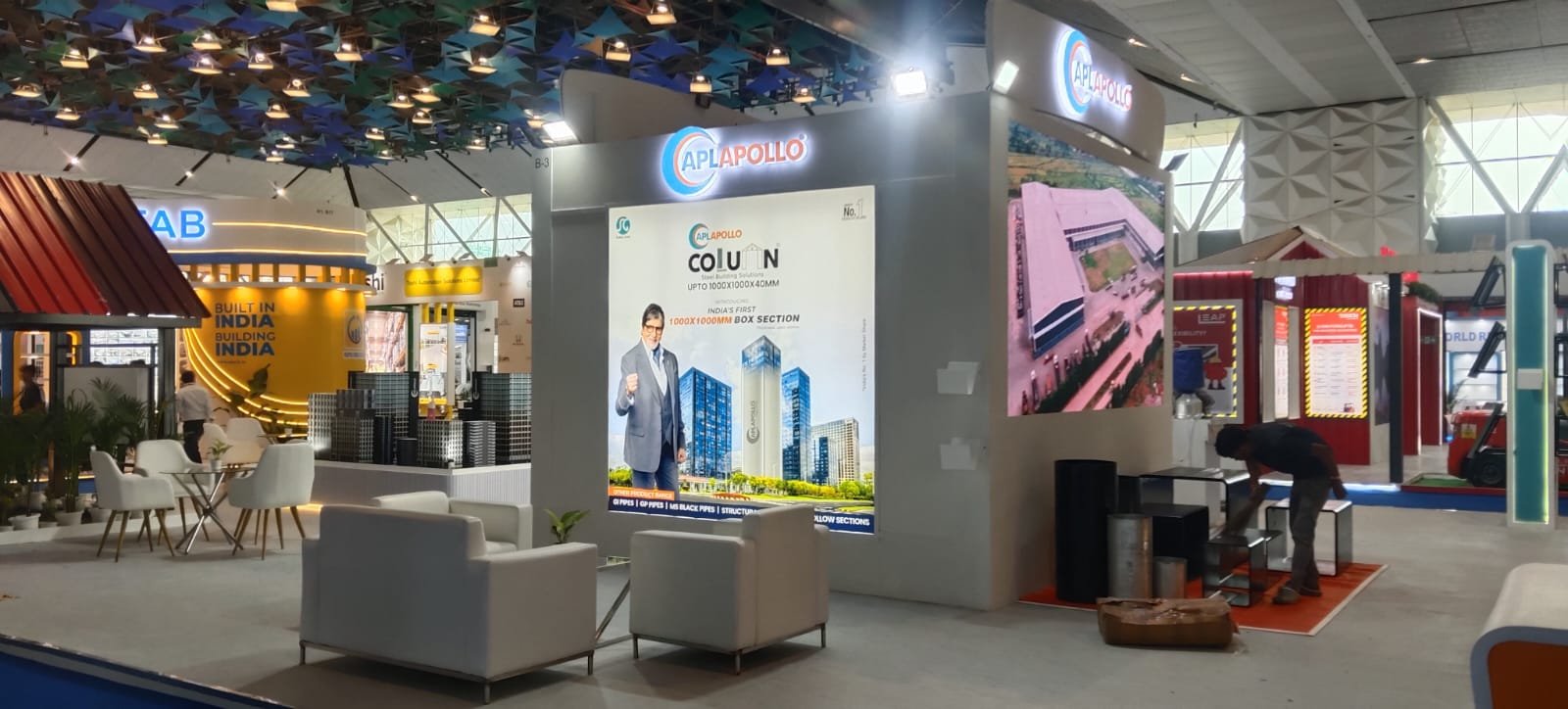 APL Apollo exhibition stall at India Warehousing Show