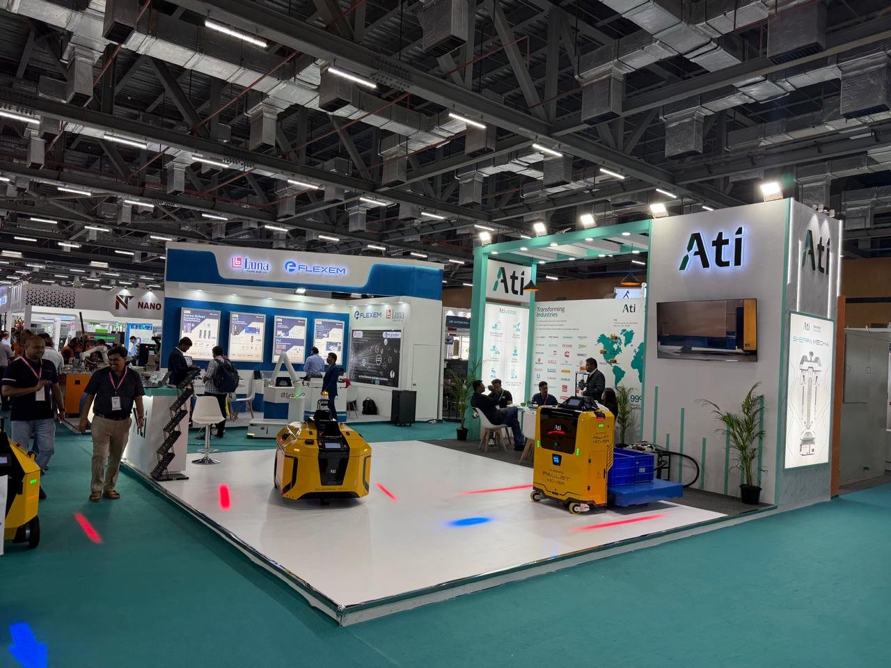 Ati Motors exhibition stall at Automation Expo South 2026