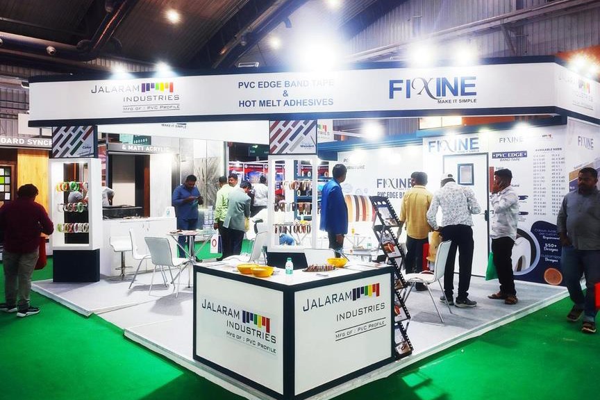 Jalaram Industries (Fixine) exhibition stall at bauma CONEXPO India