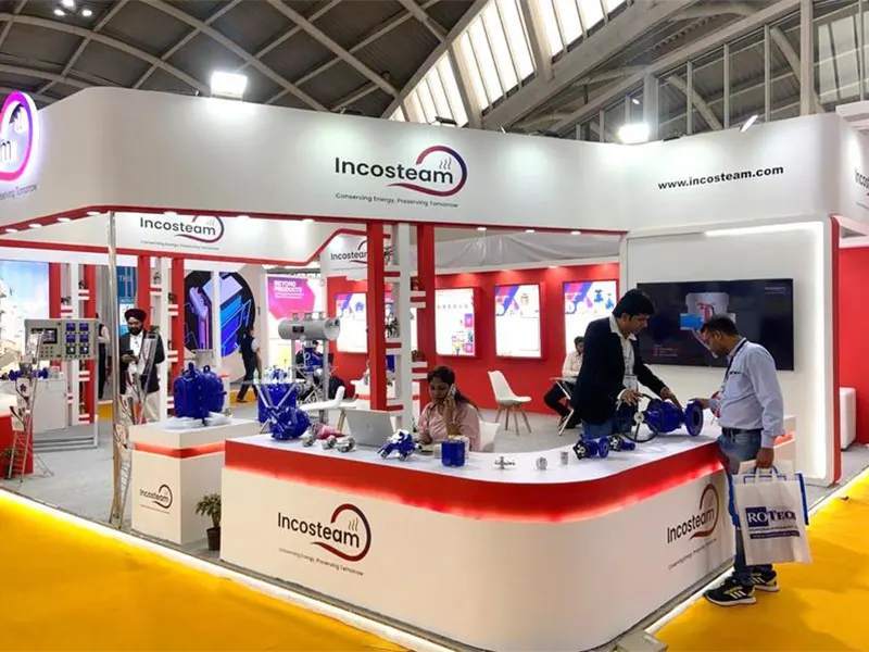 Incosteam exhibition stall — Boiler Expo 2024 Mumbai | ChalkWalk exhibition stand builders