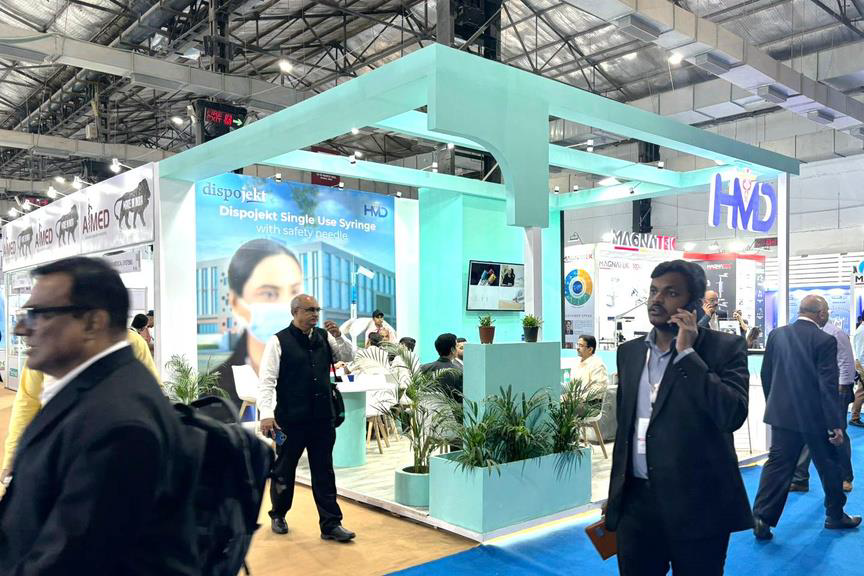 Dispojekt exhibition stall at Convention on Pharmaceutical Ingredients (COPI) Expo