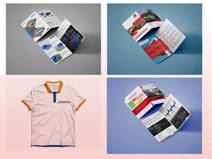 Branded merchandise and welcome kits at an exhibition stall