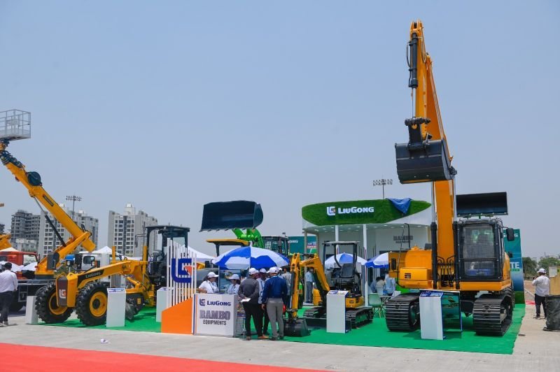 Luigong exhibition stall at India InterMAt Expo 2026