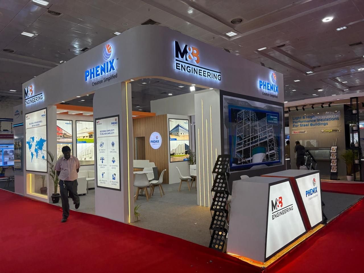 M&B Engineering exhibition stall at Steel Construction Expo 2026