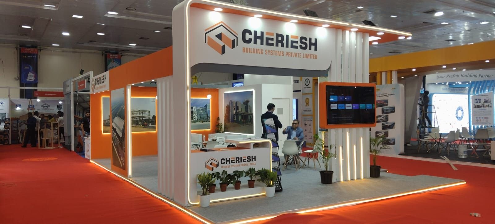 Cheriesh exhibition stall at Steel Construction Expo 2026