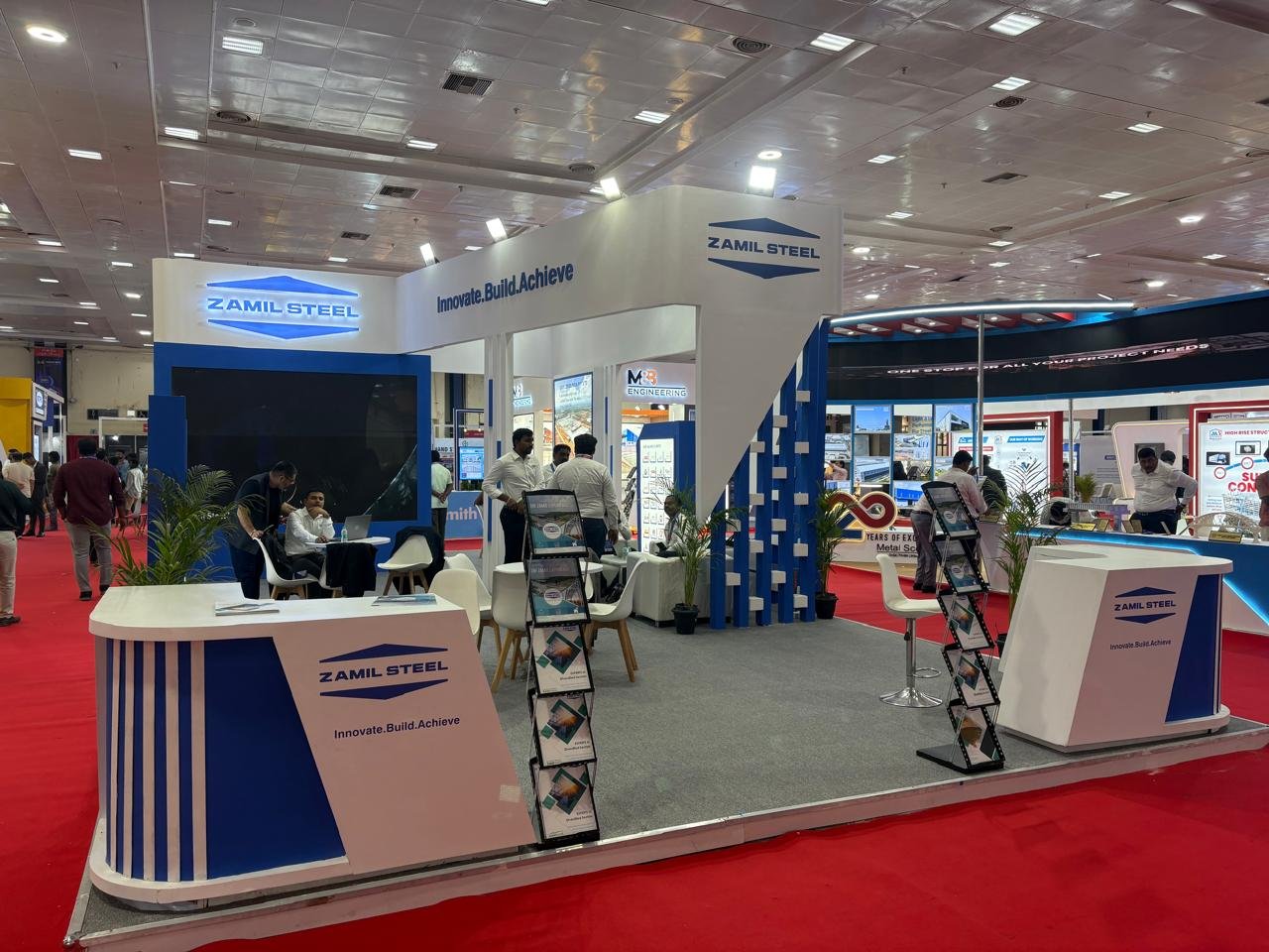 Zamil Steel exhibition stall at Steel Construction Expo 2025