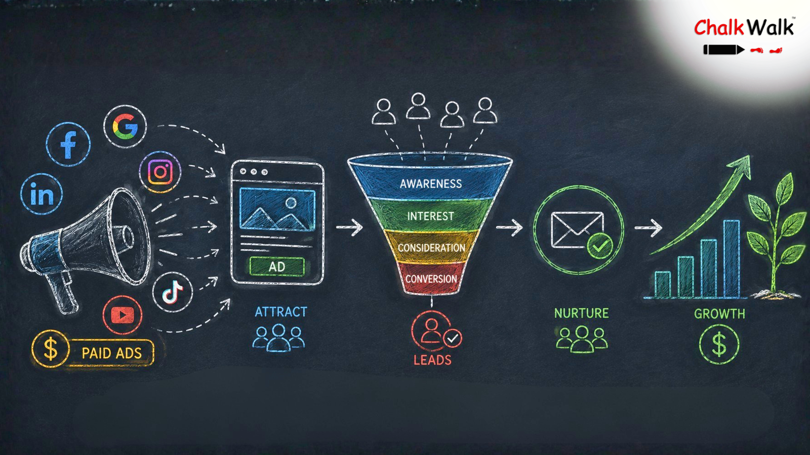 Paid marketing campaigns driving business growth and lead generation
