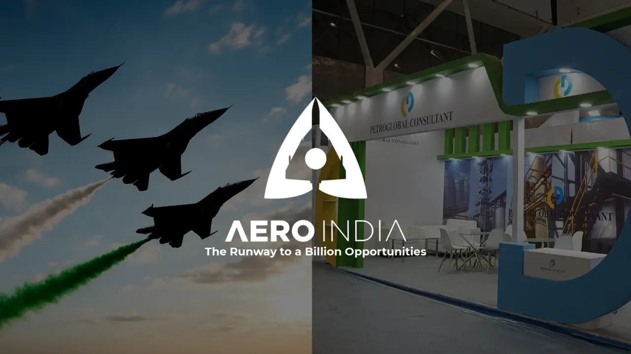 Aero India exhibition banner