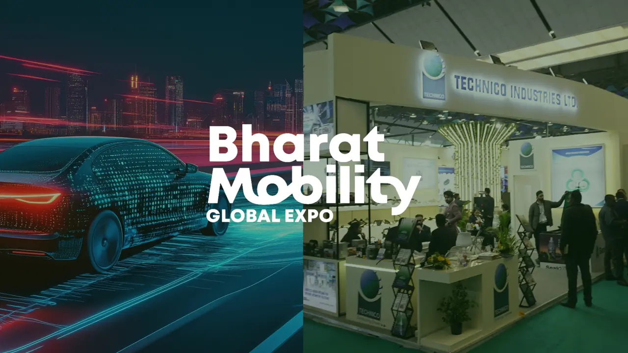 Bharat Mobility Global Expo exhibition banner