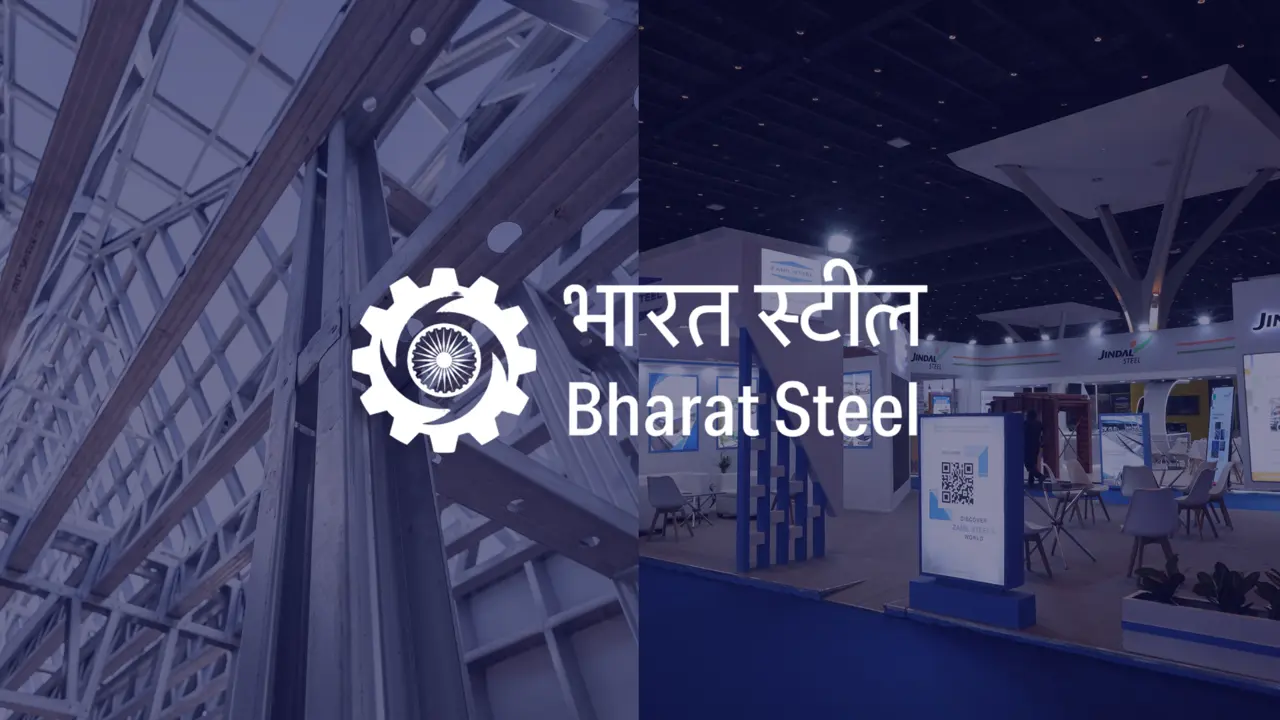 Bharat Steel exhibition banner