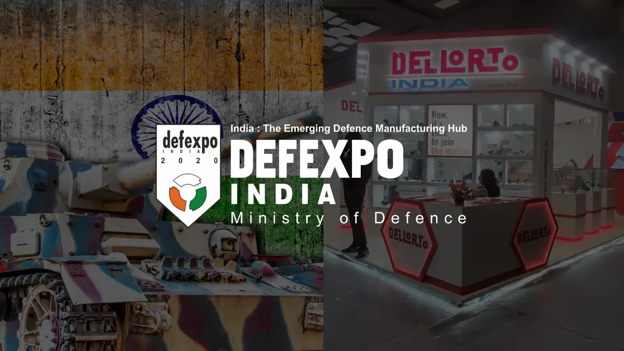 Defexpo India exhibition banner