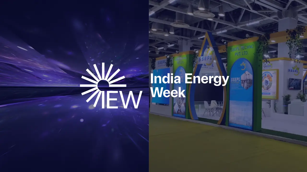 India Energy Week exhibition banner