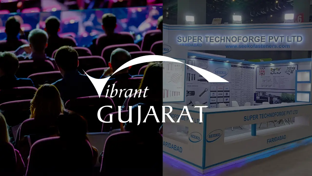 Vibrant Gujarat exhibition banner