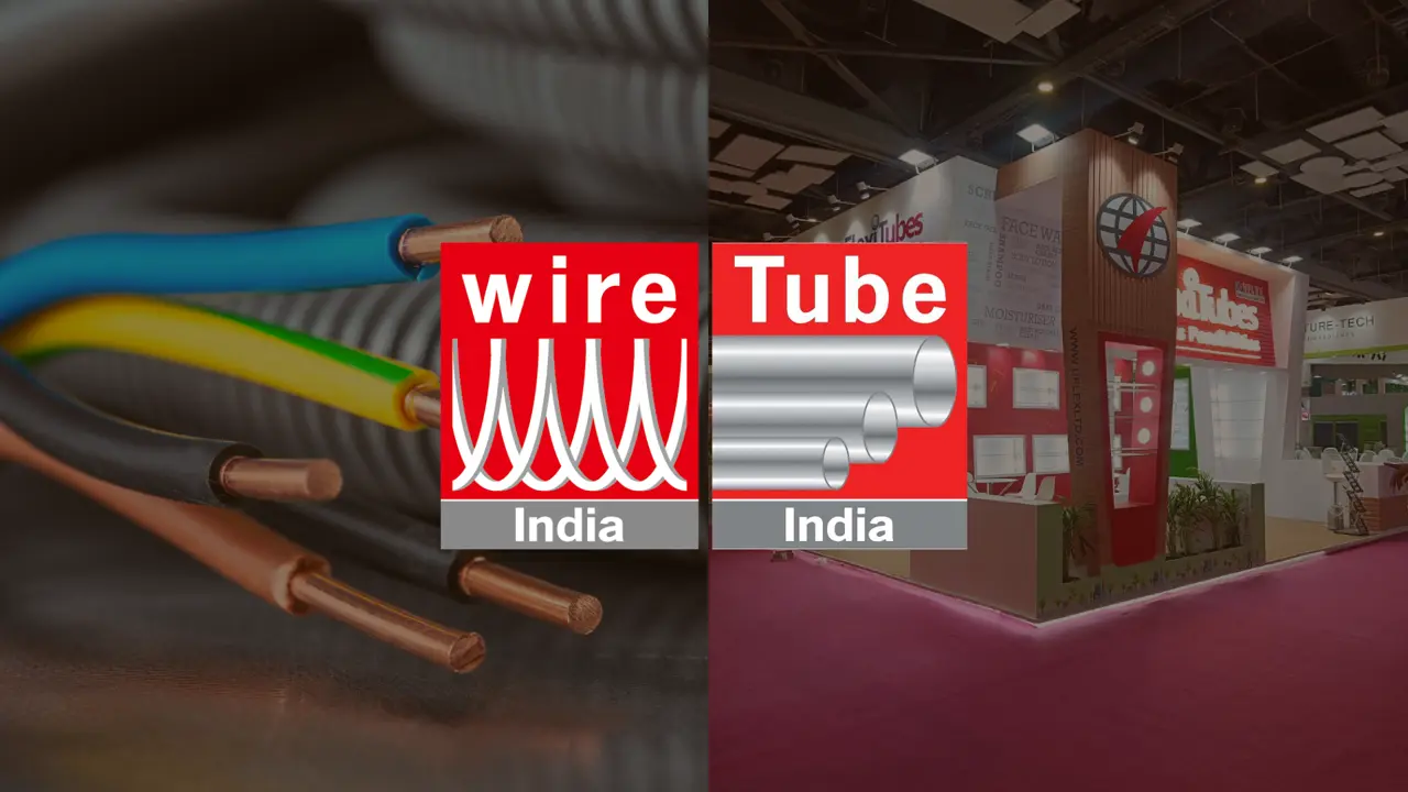 Wire and Tube India exhibition banner