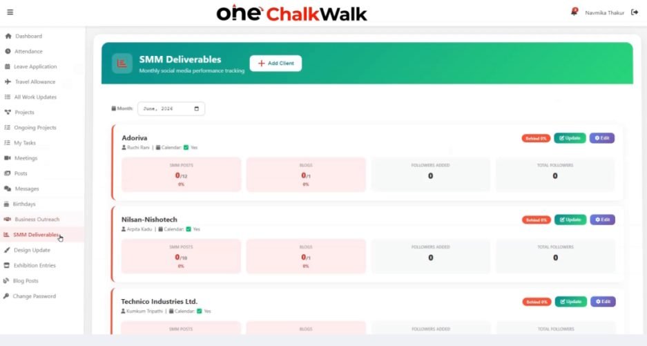 One ChalkWalk simplified CRM